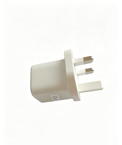 อะแดปเตอร์ชาร์จไฟแบบติดผนัง 35W ช่องเสียบ Type C แบบเดี่ยว ปลั๊กแบบ UK รองรับ PD PPS ชาร์จเร็ว สำหรับโทรศัพท์และแท็บเล็ต สีขาว - Product Image 1
