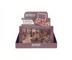 Palette de fards à paupières Saniye, mat, minéral, haute pigmentation, multicolores, pour carnations moyennes, kit de maquillage - Product Image 1