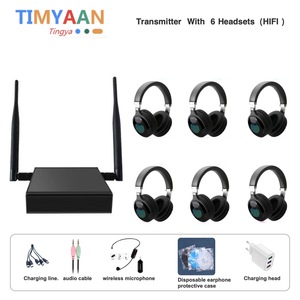 7 Năm Nhà Máy Ban Đầu 10 Kênh LED Im Lặng Disco Tai Nghe Cho Im Lặng Khiêu Vũ Bên Im Lặng Vũ Trường Và Máy Phát - Product Image 6