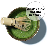 Matcha de cérémonie en stock Matcha de cérémonie biologique de haute qualité emballé en étain de marque privée pour la cuisson et les boissons