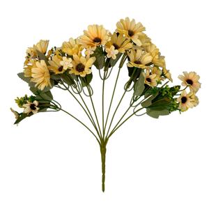 <span class=keywords><strong>Promie</strong></span> fabrika gerçek dokunmatik beyaz kasımpatı çiçeği yapay tek kök çiçekler düğün dekor - Product Image 2