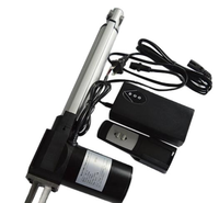 Aktuator Magnet Permanen Tugas Berat 6000 N (1320 Lbs) dengan Motor DC 12V untuk Peralatan Rumah & Kipas, Langkah 2-inci 20-inci