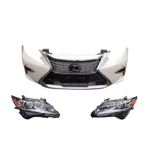 Kabeer Auto Car Body Kit full Grill Kit Front bumper grille For LEXU ES 2013 2014 Upgrade to 2015 2016 2017 ES250 ES350 bodykit