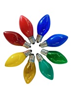 Meistverkaufte Weihnachtsbeleuchtung mit C7 C9 E27 B22 in Messing und Glas mit Kerzenmuster