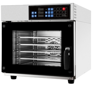 Horno combinado eléctrico comercial profesional de 60L, 5 bandejas, mango ancho de lujo multifunción para uso en panadería, nuevo diseño Industrial - Product Image 6