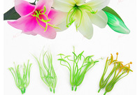 Aierflorist Tige de fleur artificielle en maille pour fleurs en résine, pour la création de fleurs DIY faites à la main