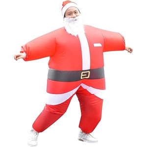 Costume de Père Noël Gonflable Costume de Père Noël Gonflable de Marche Costume de Mascotte de Fête de Vacances pour Adultes Enfants Cosplay - Product Image 4