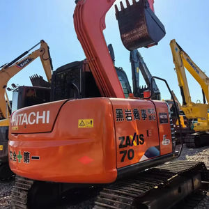 Miniexcavadora Hitachi ZX70 usada, excavadora de segunda mano de 7 toneladas, maquinaria de construcción original de Japón, núcleo de motor de engranaje incluido - Product Image 1