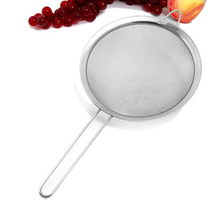 Stainless Steel Oil <b>Strainer</b> 8cm Diameter Fine <b>Mesh</b> For Soy Milk Sugar Baking Filtering - Product Image 4