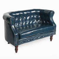 Fauteuil Industriel Rétro Style Loft pour Salon, Chambre et Salle à Manger - Chaise Aviateur
