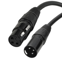 Câble audio XLR 3 broches mâle-femelle blindé pour mixeur, microphone, amplificateur – Longueurs : 0,3m, 1m, 2m, 3m, 5m, 8m, 10m, 15m