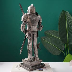 Yeni uluslararası senkron listelenen ofis dekorasyon gümüş demir zırh modeli ev ofis dükkanı Pub dekoratif Metal Model zırh - Product Image 6