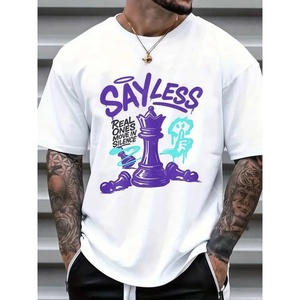 Camiseta de Algodón Enviada en 24 Horas, Ropa Deportiva de Anime, Camisetas Blancas para Hombre para Impresión, Promocionales, Elegantes, al por Mayor - Product Image 3