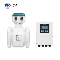 Débitmètre électromagnétique OEM Chine DN100 DN150 pour huile et eau avec précision de 0,5 % et construction en acier inoxydable