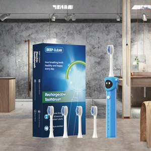 แปรงสีฟันไฟฟ้าโซนิคแบบนุ่มสำหรับผู้ใหญ่ ลา<span class=keywords><strong>ย</strong></span>การ์ตูน ชาร์จได้ กันน้ำ IPX7 ใช้ในบ้านได้ น่ารัก ราคาประห<span class=keywords><strong>ย</strong></span>ัด - Product Image 2