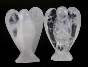 Wholesale 50mm 12 pieces/dozen <span class=keywords><strong>Angel</strong></span>, <span class=keywords><strong>Angel</strong></span> decoration small <span class=keywords><strong>rock</strong></span> crystal figurines for sale - Product Image 5