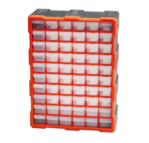 High Quality Toolbox Plastic Cabinet Multi-grid Drawer organizer Storage Box Tool Case Components Box Building Blocks Parts Box