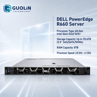 Nouveau serveur rack Dell PowerEdge R660 1U, double socket, processeur Intel Xeon Scalable 4e génération, DDR5, PCIe 5.0, serveur d'entreprise
