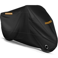 Housse de moto universelle toutes saisons qualité météo imperméable à l'eau protection solaire extérieure nuit réfléchissante
