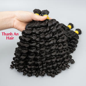 Extensions de cheveux naturels du Vietnam, bouclés à la vapeur, directement de l'usine, super promotion pour les fournisseurs de cheveux humains - Product Image 1