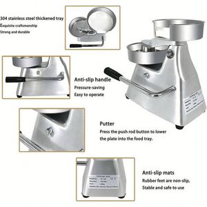 Prensa Manual Comercial Fácil de Usar para Hacer Hamburguesas de Carne de Res para Uso en Cocinas Comerciales - Product Image 1