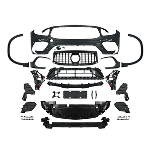 Pare-chocs avant de style AMG pour <span class=keywords><strong>Mercedes</strong></span>-Benz GLB35, kit carrosserie en plastique rouge, remplacement à visser, garantie 1 an, neuf <span class=keywords><strong>2020</strong></span>- universel - Product Image 5