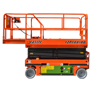 Plataforma Elevadora Hidráulica Fasite para Trabajo Aéreo, 4 Personas, Uso en Interiores, Modelo FZPT0810D, Alquiler de Plataforma Elevadora de Tijera FZPT0810D - Product Image 1