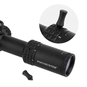 Lenti FOCUHUNTER completamente Multi-rivestite 1-6X24E Scope Red illuminato cannocchiale da caccia con 11 impostazioni di luminosità Scope - Product Image 3