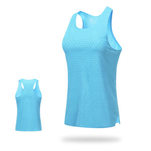 Chaleco deportivo transpirable de cuello cuadrado, ligero y de secado rápido para mujer, para entrenamiento de atletismo y maratón - Product Image 4