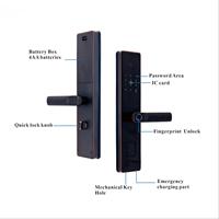 Nouvelle Serrure Intelligente 2026 avec Empreinte Digitale, Mot de Passe, Clé, Contrôle via Application Tuya, Compatible Wi-Fi et Cloud, pour Portes en Bois/Laiton/Aluminium, en Acier Inoxydable