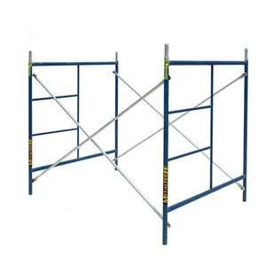 A Frame Hydroponic System Pre Galvanized Q235 Steel Mason Mobile Ladder H Movable Andamios Metalicos Frame Scaffolding - Product Image 2