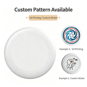 Disque volant en fibre de carbone brute T700 approuvé par l'USAPA, prix d'usine, jouet sportif pour enfants de 8 à 13 ans, unisexe, matériau PP, design rond blanc - Product Image 2
