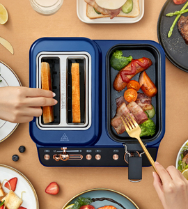 <span class=keywords><strong>Tostadora</strong></span> Doméstica <span class=keywords><strong>Pequeña</strong></span>, Máquina Multifuncional para Desayunos, Máquina Automática para Hacer Tostadas, Máquina para Hacer Desayunos 2 en 1 - Product Image 2