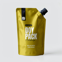 Pochettes à bec verseur personnalisées en aluminium avec logo pour détergent, gel, shampoing, savon liquide – Recharge Doypack
