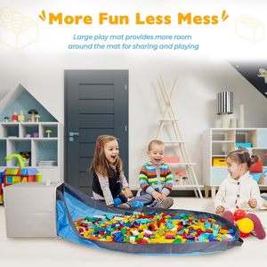 Cesta de Almacenamiento de Juguetes Plegable de Poliéster y Tapete de Juego para Niños, Venta al por Mayor - Product Image 3