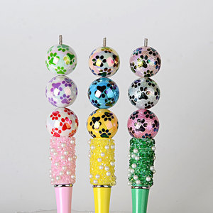 20mm UV Coated <b>Acrylic</b> Cat Claw <b>Beads</b> Mixed Color DIY Accessories for Mobile Phone Chains Pens & Hand-Woven Items Wholesale - Product Image 4
