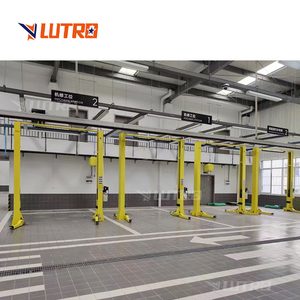 10 tấn bốn bài thủy lực nâng nhiệm vụ nặng nề 4 bài Xe Tải xe nâng cho xe buýt xe tải hội thảo - Product Image 6