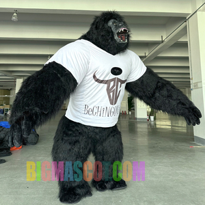 Costumes de mascotte gonflables de gorille singe roi de <span class=keywords><strong>dessin</strong></span> <span class=keywords><strong>animé</strong></span> de <span class=keywords><strong>film</strong></span> d'animation orientale 2m 2.6m 3m costumes de gorille gonflables avec ventilateur - Product Image 3