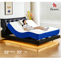 Matelas intelligent en latex au design moderne et simple, mobilier de chambre principale, luxe léger, matelas électrique multifonctionnel à levage électrique
