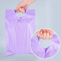 Poignée de courrier Express d'expédition de couleur rose Poly Mailer pour vêtements sacs d'expédition d'expédition auto-scellants Poly Mailer avec poignée