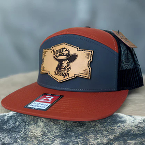 Custom 6 Panel 112 Richardson Trucker <b>Hat</b> Snap Back Plain Trucker Cap Gorras Mesh 3d Embroidered Trucker <b>Hat</b> - Product Image 2