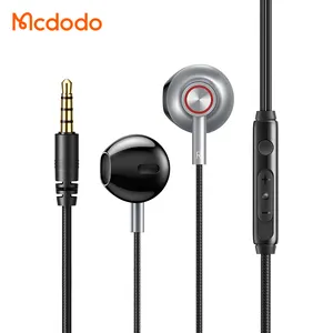 TPE Wires Earphone with Mic Volume Control in Ear Headphones Stereo Earphones 3.5mm Jack Wired Earbuds for ios android devices