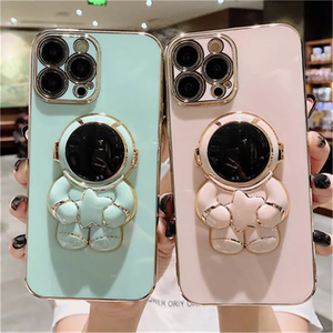 Funda de teléfono de lujo con soporte de astronauta 3D para <span class=keywords><strong>iPhone</strong></span> <span class=keywords><strong>14</strong></span> - Product Image 3