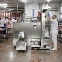 Hachoir à viande écoénergétique tendance 2026 avec fonction de suppression des os, 380V, pour usine agroalimentaire