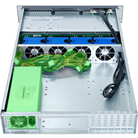 Casing Rak Server Penyimpanan Hard Disk NAS ZhenLoong 2U 8 Bay Hot Swap dengan Backplane Mini SAS SATA 12Gb SFF8643