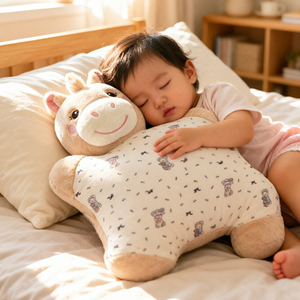 Peluche Cavallo Piccolo per il Comfort del Bambino, Giocattolo di Peluche in Cotone PP, Bambola Compagna Super Morbida, Vendita Diretta dalla Fabbrica, Giocattolo per Dormire per Bambini - Product Image 4