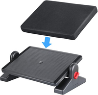 Repose-pieds de maison, accessoires de bureau, repose-pieds d'avion, hamac sous le bureau, repose-pieds avec coussin en éponge amovible