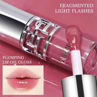 Gloss à lèvres effet miroir pailleté MLM Beauty, longue tenue, hydratant, lissant, effet brillant, base de gloss à lèvres hydratante