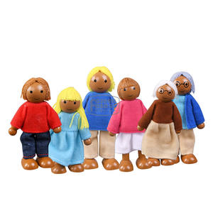 Poupée de famille conçue avec une maison de poupée, jeux de rôle, poupée pour enfants - Product Image 2