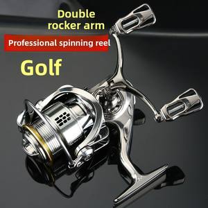 Бренд Kedi DAIWA, маленькая катушка для гольфа, полностью гальванизированная металлическая искусственная приманка, вращающаяся катушка с передаточным отношением 5,2: 1, высокая скорость - Product Image 4